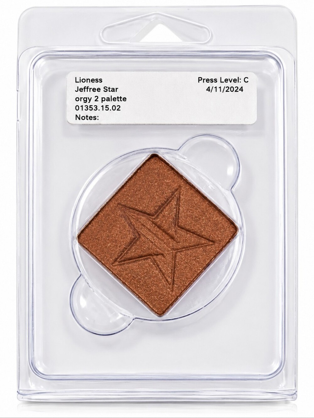 Jeffree Star Lioness Orgy 2 Palette Press Level: C Single